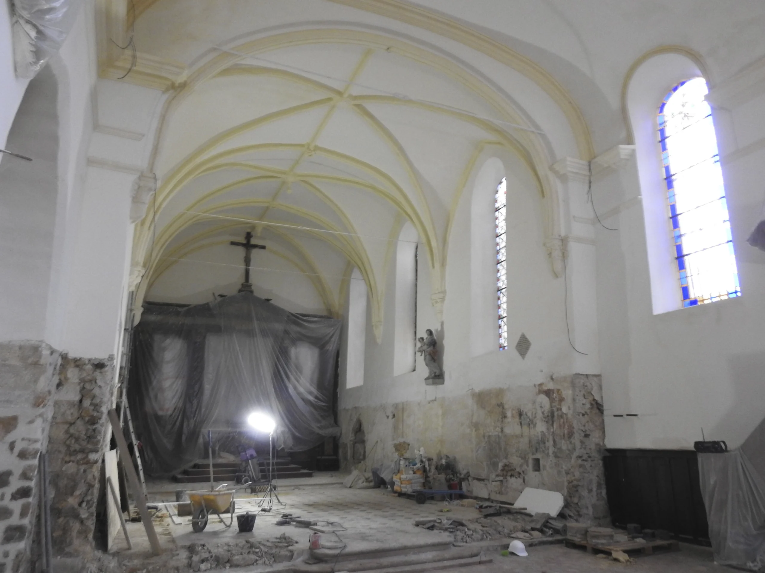 Restauration complète de l’Église Saint Martin de Yèbles